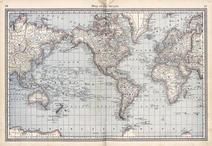 World Map, Wells County 1881